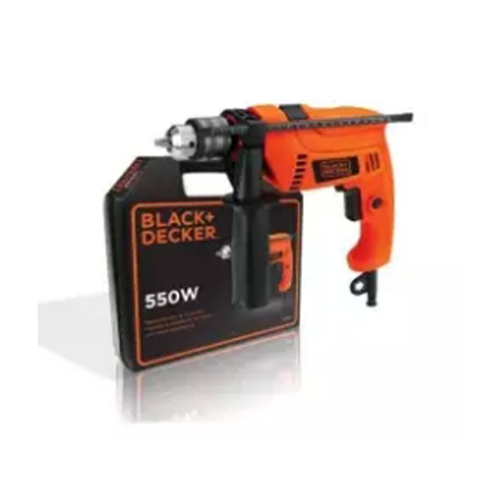 Black+Decker HD555K-B1 550W 13Mm Hammer Drill Kitbox - Power Tools, Start  Right, Start Here
