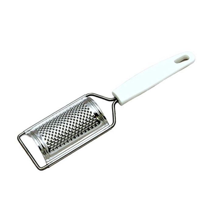 Baldwyn Stainless Steel and Plastic Handheld Kitchen Grater in Silver