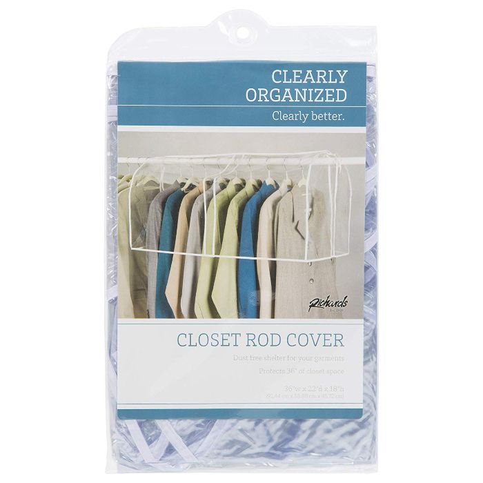 1 Pack 36x22x18 Richards Homewares Clearly Organized Clear Vinyl